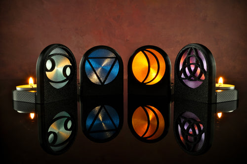 Aquarius Candle Holder Set