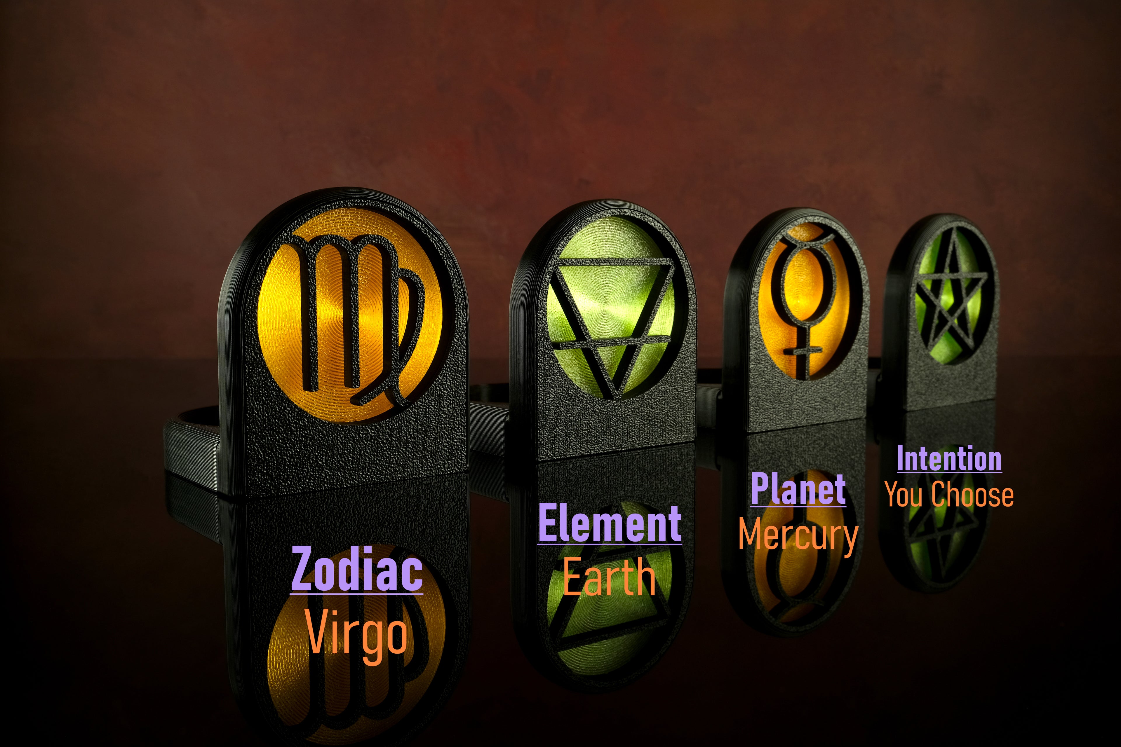 Virgo Candle Holder Set